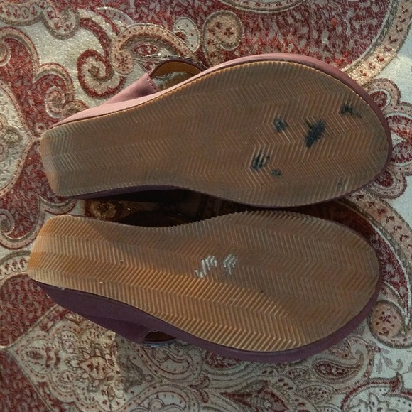 Size 6.5 L'Amour rhinestone wedge sandals - Picture 12 of 16